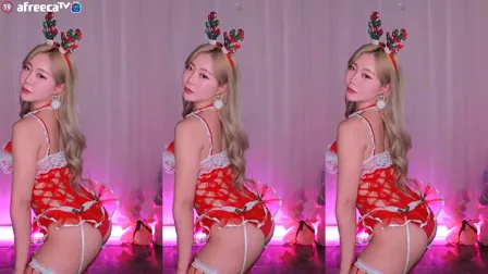 AfreecaTV主播夏娃BJ이브면다야2021年12月24日直播视频舞蹈剪辑151642